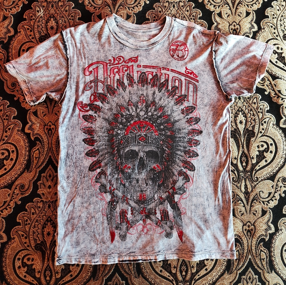 Affliction Men's Short Sleve T-shirt, Never Worn,  New